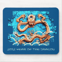 2012 años del dragón Mousepad Tapetes De Raton