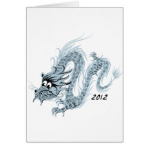 2012 Años Nuevos chinos, el año del dragón Felicitación
