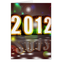 2012 Años Nuevos Felicitacion