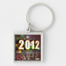 2012 Años Nuevos Llaveros Personalizados