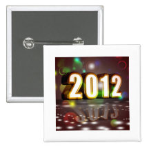 2012 Años Nuevos Pins
