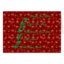 2012 Happy New Year Grußkarte
