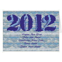 2012 Happy New Year Karte
