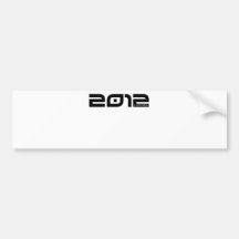 2012 limited bumperstickers