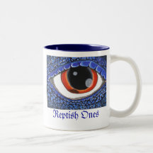 21-08-2009 ojo azul del dragón, Reptish unos, lími Tazas De Café