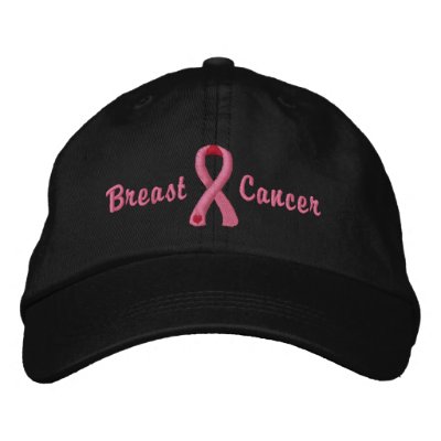 ($21,95) Gorra de la cinta del cáncer de pecho Gorra Bordada ($21,95) Gorra de la cinta del cáncer de pecho Gorra Bordada