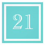 21ro Invitación de la fiesta de cumpleaños - aguam invitaciones