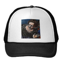 22 - Tacto negro Gorros Bordados