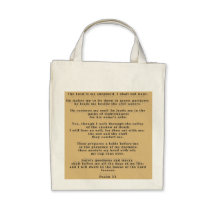 23ro El salmo destacó Totebag Bolsas De Mano