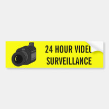 24 CÁMARAS DE VIGILANCIA DEL VÍDEO DE LA HORA PEGATINA DE PARACHOQUE