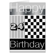 24to Cumpleaños Tarjetón