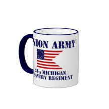 24to Regimiento de infantería de Michigan, taza de