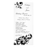 25 afiligranados florales blancos del negro del pr diseños de tarjetas publicitarias