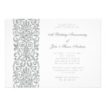 25ta fiesta de aniversario del boda de la frontera invitación personalizada