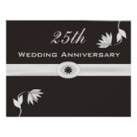 25to aniversario de boda elegante anuncio personalizado