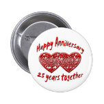 25to. Aniversario Pins