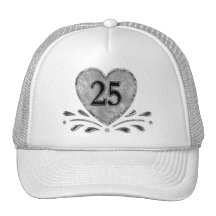 25to aniversario - plata gorros  