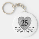 25to aniversario - plata llavero