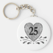 25to aniversario - plata llavero