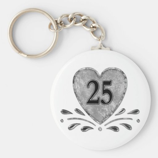 25to aniversario - plata llavero