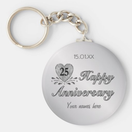25to aniversario - plata llaveros