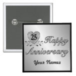 25to aniversario - plata pin