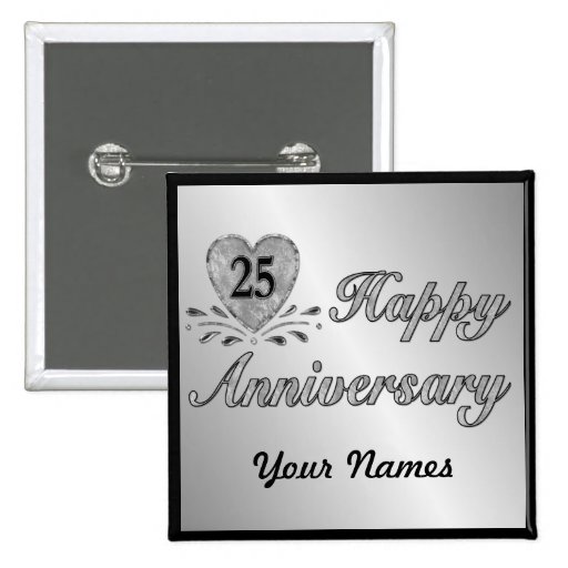 25to aniversario - plata pin
