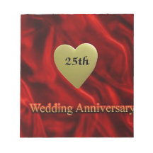 25to boda anniversay libreta para notas