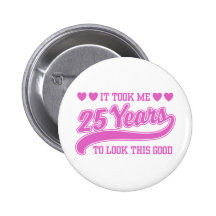 25to Cumpleaños Pin