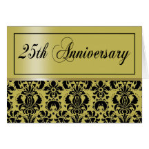 25to Invitación de la fiesta de aniversario (Chauc Tarjeta