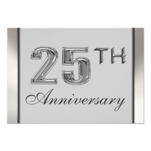 25to Invitaciones del aniversario Comunicados