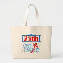 25to Regalos del aniversario de boda Bolsa