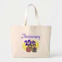 25to Regalos del aniversario de boda Bolsa De Mano