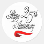 25to Regalos del aniversario de boda Etiqueta