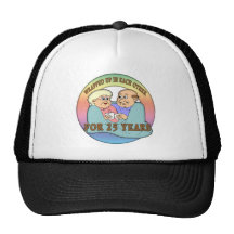 25to Regalos del aniversario de boda Gorra