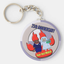 25to Regalos del aniversario de boda Llavero