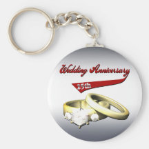 25to Regalos del aniversario de boda Llaveros Personalizados
