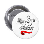 25to Regalos del aniversario de boda Pins