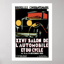 25to salón du de Bruselas l'Automobile Posters