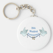 25tos regalos w del aniversario de boda llavero