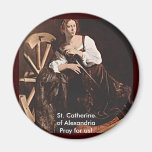 26 de noviembre. Catherine de Alexandría Imanes Para Frigoríficos