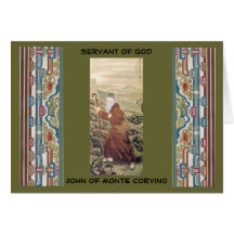 29 de noviembre criado de dios Juan de Monte Corvi Tarjeton
