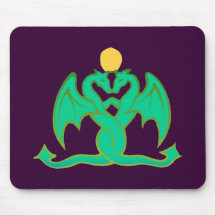 2 Drachen dragons Mauspads