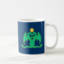 2 Drachen dragons Teetasse
