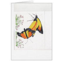 2 mariposas felicitación