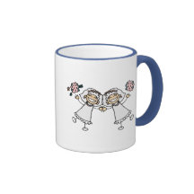 2 novias taza