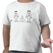 2 papás son mejores de uno camisetas