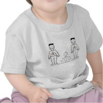 2 papás son mejores de uno camisetas