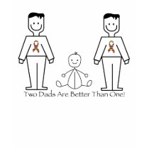 2 papás son mejores de uno camisetas