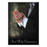 2, primera comunión santa invitacion personalizada